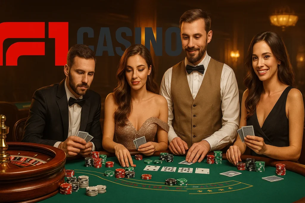 F1 Casino Polska Gry Stołowe Blackjack i Ruletka