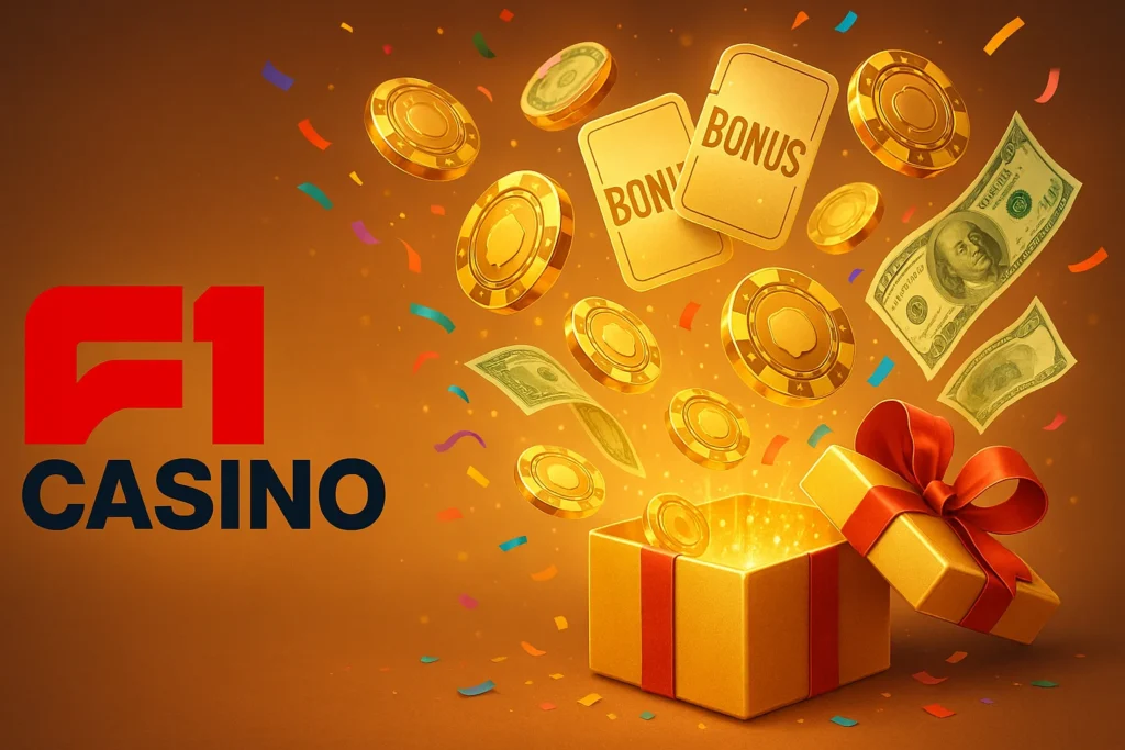 F1 Casino Pakiet Bonusów Bez Depozytu