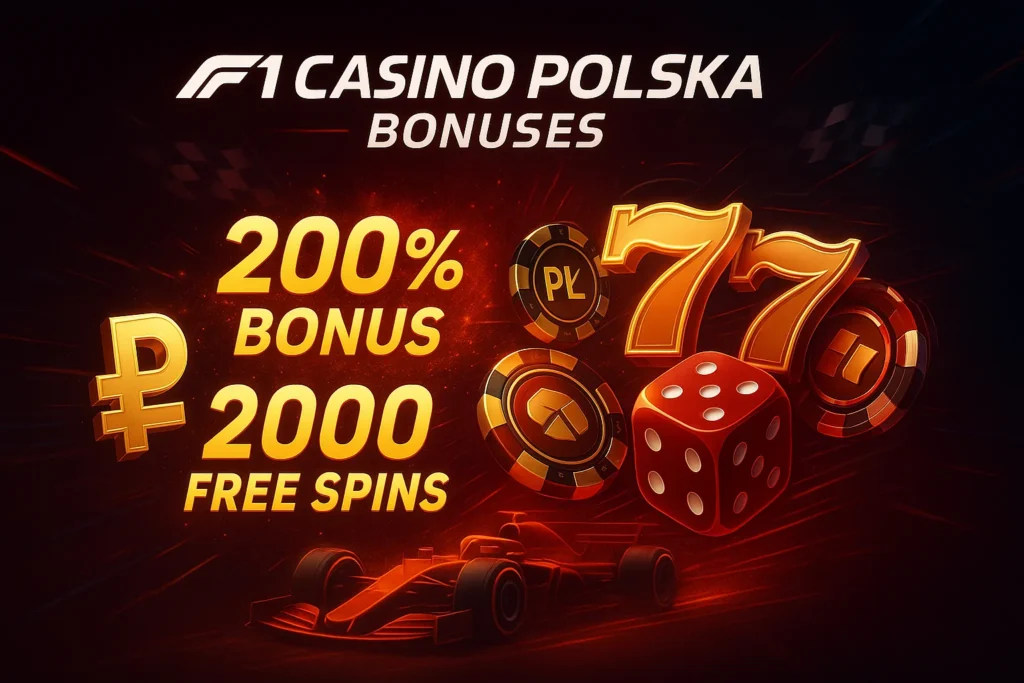 F1 Casino Polska - Pakiet Powitalny